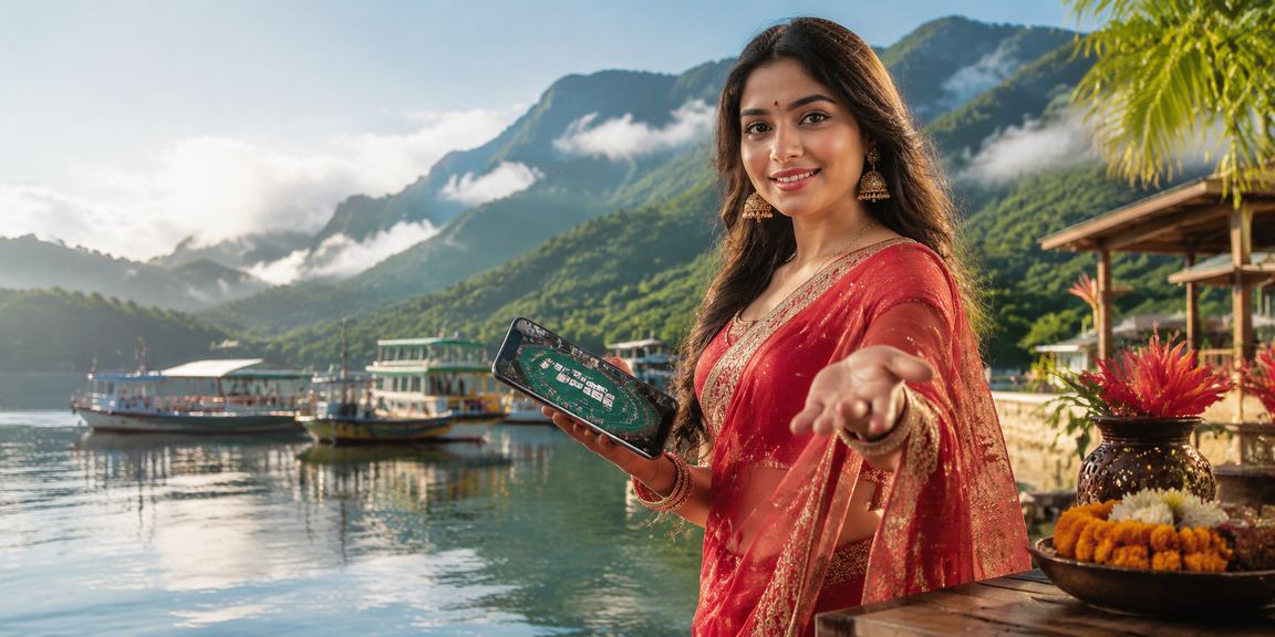 বান্দরবনে আন্দার বাহার কার্ড গেমের দৃশ্য