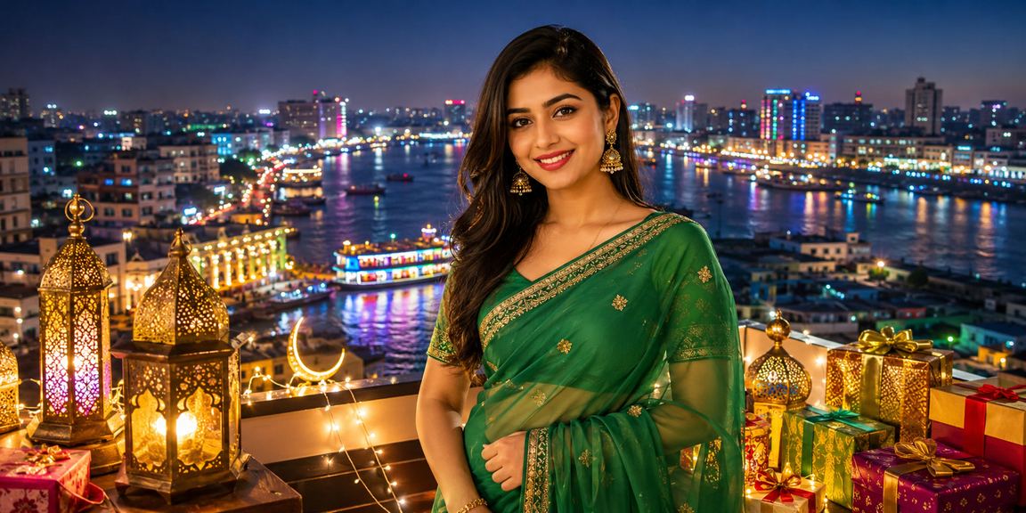 বরিশালে শাড়ি পরে স্পোর্টস বেটিং উপভোগের দৃশ্য